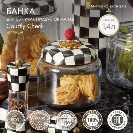 Банка для сыпучих продуктов малая Courtly Check 89246-40